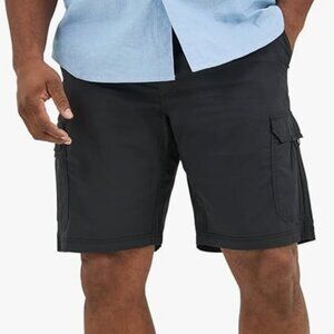 NWT Lee Men's Big & Tall Extreme Motion Crossroad Cargo Short, black, 50